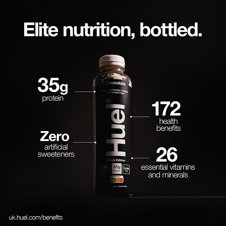 Huel Black Edition 100% Nutritionally Complete Meal Chocolate 500ml